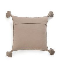 Enera Brown Melange Color 16x16 Inch Cushion Cover - enera