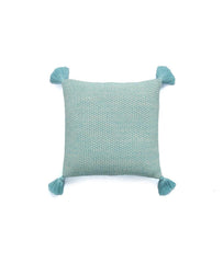 Enera Sky Blue & Natural Color 16x16 Inch Cushion Cover - enera