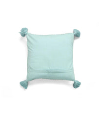 Enera Sky Blue & Natural Color 16x16 Inch Cushion Cover - enera