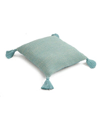 Enera Sky Blue & Natural Color 16x16 Inch Cushion Cover - enera