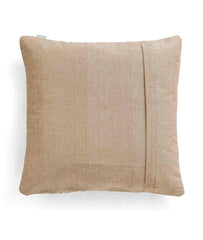 Enera Embroidery Stone Color 18x18 Inch Cushion Cover - enera