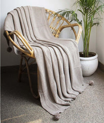 Enera Stone Color Throw - enera