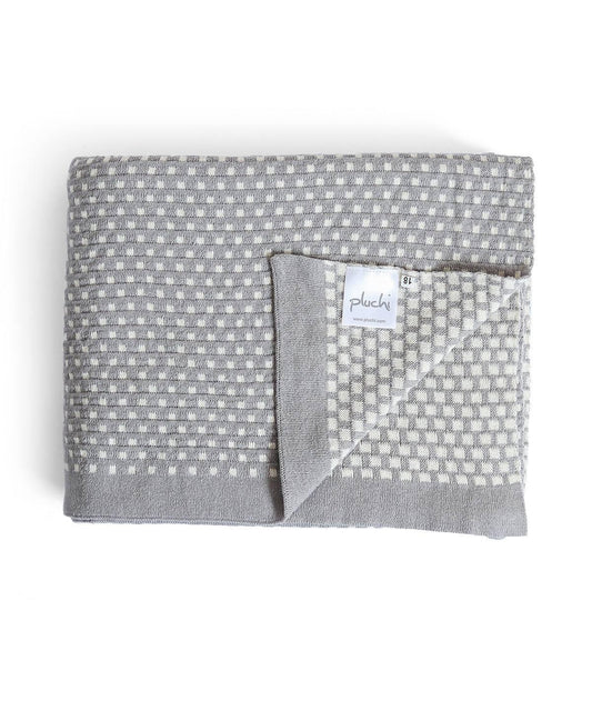 Enera Light Grey & Natural Color Throw - THTNYC035 - enera