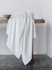 Enera Bamboo Collection White Bath Towel - enera