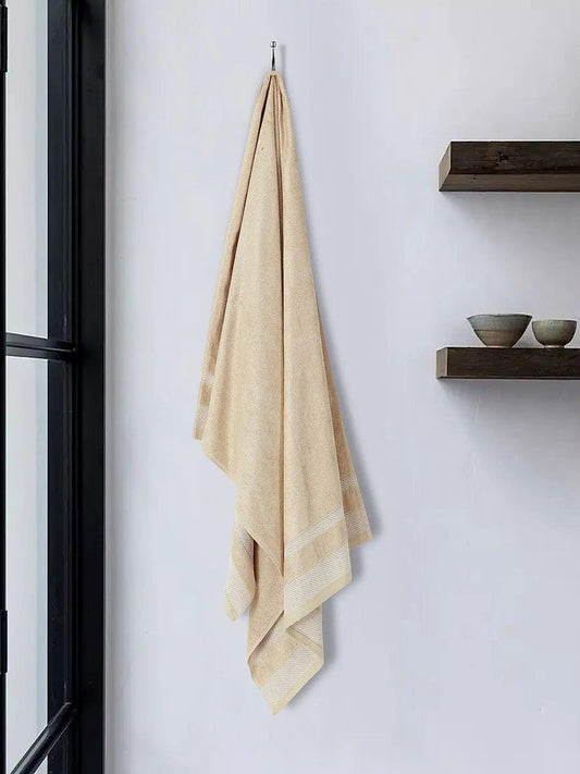 Enera Bamboo Collection Dark Cream Bath Towel - enera
