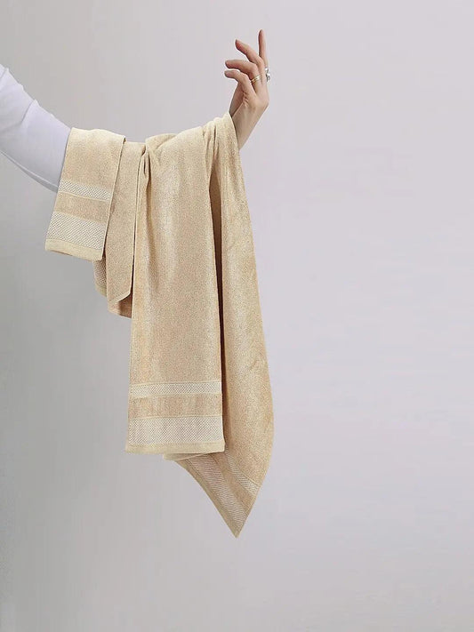 Enera Bamboo Collection Dark Cream Bath Towel - enera