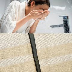 Bamboo Light Lemon Yellow Color T350-A Hand Towel - enera
