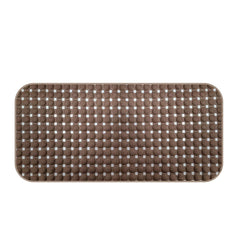 Enera PVC Shower Mat Bubble Brown Color Non-Slip Bathtub Mat - enera