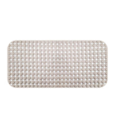 Enera PVC Shower Mat Bubble Beige Color Non-Slip Bathtub Mat - enera