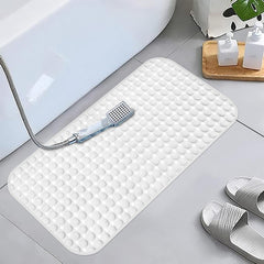 Enera PVC Shower Mat Bubble White Color Non-Slip Bathtub Mat - enera