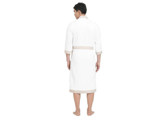 Enera Innovation White Color Medium Bath Robe - enera