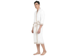 Enera Innovation White Color Medium Bath Robe - enera