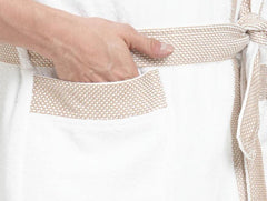 Enera Innovation White Color Medium Bath Robe - enera