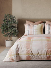 D'Decor Orion Collection Peach Blush King Size Double Bedsheet - enera