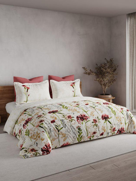 D'Decor Maxima Collection Baked Apple King Size Double Bedsheet - enera