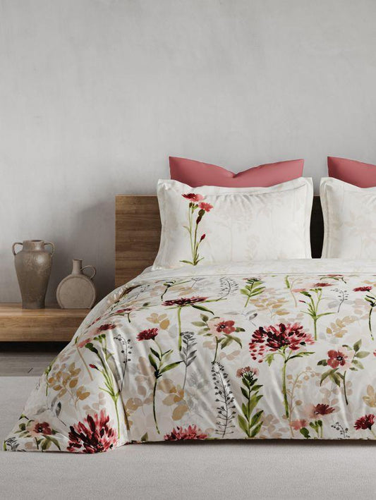 D'Decor Maxima Collection Baked Apple King Size Double Bedsheet - enera