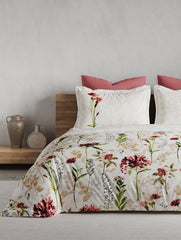D'Decor Maxima Collection Baked Apple King Size Double Bedsheet - enera
