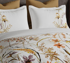 D'Decor Radiance Collection Nirvana-Clay King Size Double Bedsheet - enera