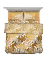 D'Decor Maxima Collection Paradise Leaves-Fall Leaf Double Comforter Set - enera