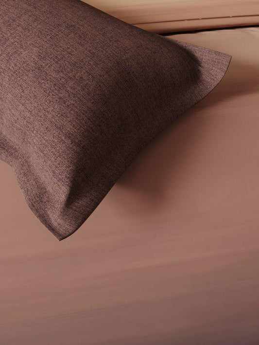 D'Decor Esteem Collection Balayage-Cedar Wood King Size double Bedsheet with 2 pillow covers - enera