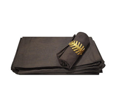 Enera Plain Table Napkin in Brown Color 12 Pcs - enera