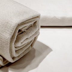 Enera Plain Table Napkin in Ivory Color 12 Pcs - enera