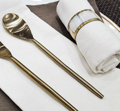 Enera Plain Table Napkin in White Color 12 Pcs - enera