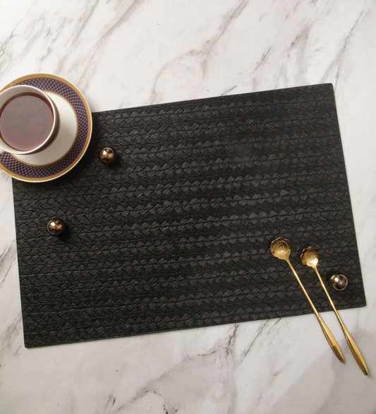 Obsessions Canvas Dining & Side Table Mat – 30cm x 45 cm, Pack of 6 - enera