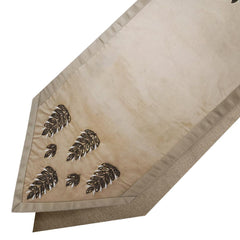 Enera Nut Cracket Work Ivory Colour 32x180 cm Table Runner - enera
