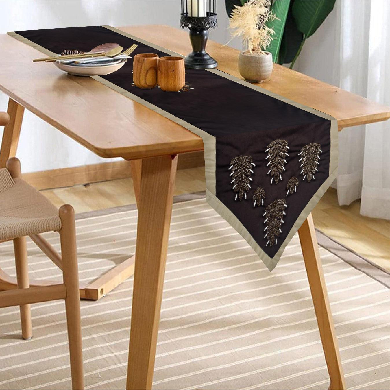 enera Linen Dining Table Runner | Modern Decorative Cloth - enera