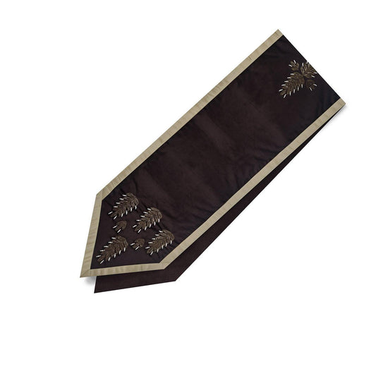 Enera Nut Cracker Work Coffee Colour 32x180cm Table Runner - enera