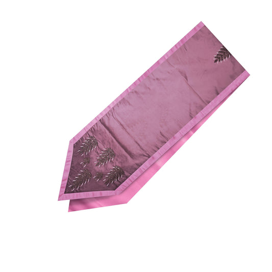 Enera Nut Cracket Work Dark Peach Colour 32x180 cm Table Runner - enera