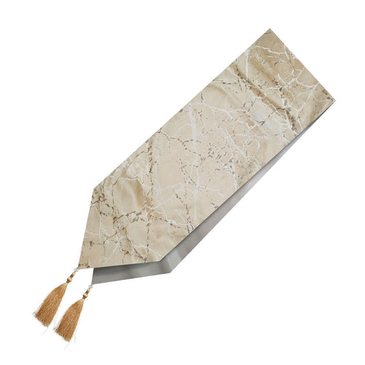 Enera Ultra Smoothfoll Cream Colour 32x180 cm Table Runner - enera