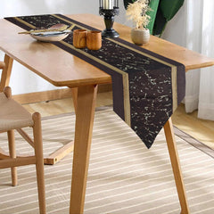 Enera Marble Design Coffee Colour 36x183 cm Table Runner - enera