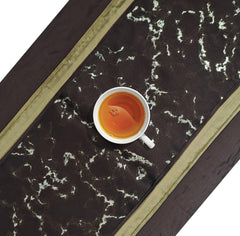 Enera Marble Design Coffee Colour 36x183 cm Table Runner - enera