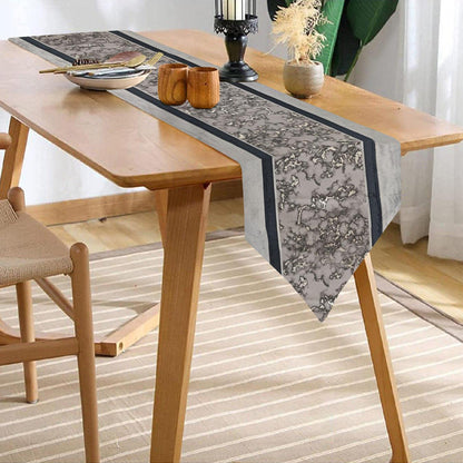 Enera Marble Design in Grey Colour 36x183 cm Table Runner - enera