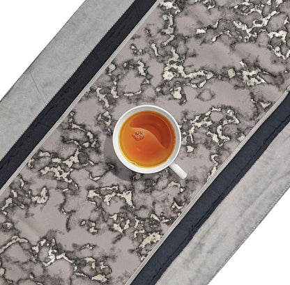 Enera Marble Design in Grey Colour 36x183 cm Table Runner - enera