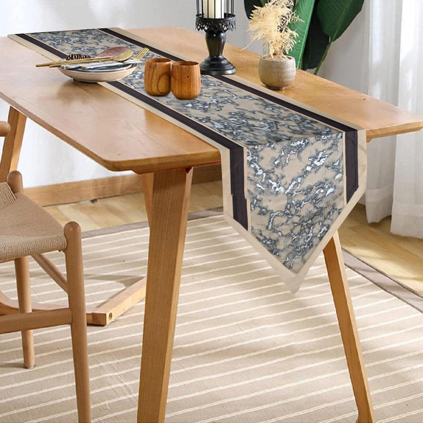 Enera Marble Design in Beige Colour 36x183 cm Table Runner - enera