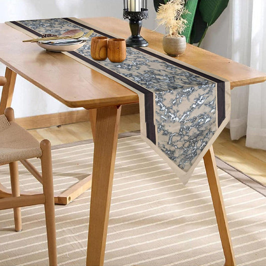 Enera Marble Design in Beige Colour 36x183 cm Table Runner - enera