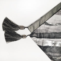 Enera Grey & Silver Colour 32x180cm Table Runner - enera