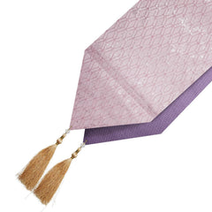 Enera Platinum Silver Peach Colour 32x180 cm Table Runner - enera
