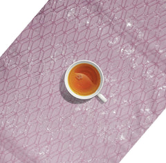 Enera Platinum Silver Peach Colour 32x180 cm Table Runner - enera
