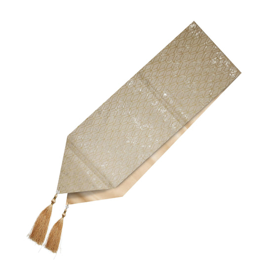 Enera Platinum Beige Colour 32x180 cm Table Runner - enera