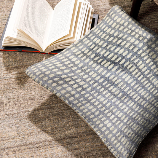 Enera JMTE Nomad Sn 23 Blue Color 16x16 Inch Cushion Cover - enera