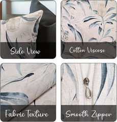 Enera SRM AMAL A-102 Print Light Cream Color 16x16 Inch Cushion Cover - enera