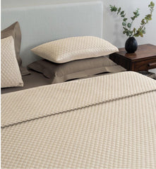 D'Decor Legacy II Collection Turtledove-Timber Wolf Quilted Bedspread Set - enera