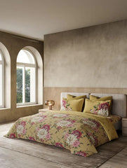 D'Decor Primary Collection Charisma - Rich Gold Double Bed Comforter Set - enera