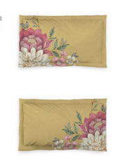D'Decor Primary Collection Charisma - Rich Gold Double Bed Comforter Set - enera