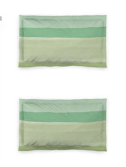 D'Decor Primary Collection Neo Striped-Blue Granite Double Bed Comforter set - enera