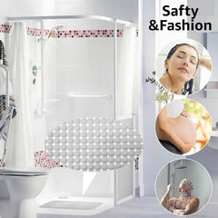 Enera PVC Shower Mat Bubble Light Grey Color Non-Slip Bathtub Mat - enera